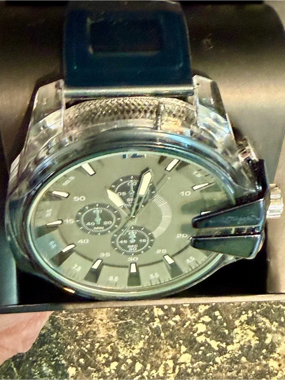 Ed Hardy Quartz Chronograph Men's Watch NWT